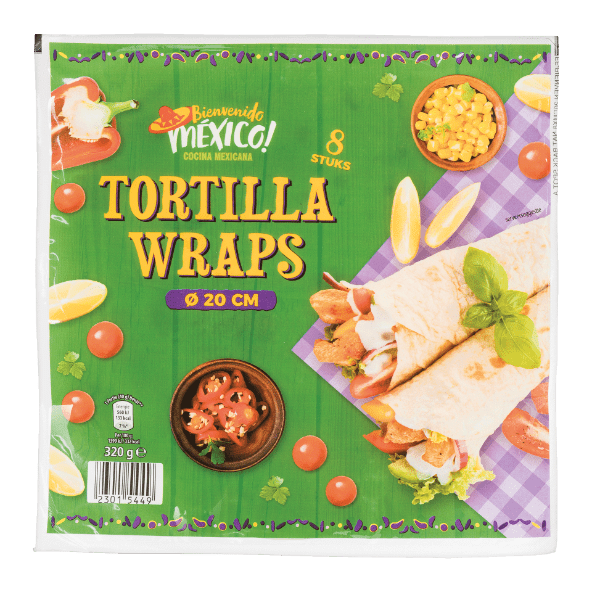 Tortilla wraps voordelig bij ALDI