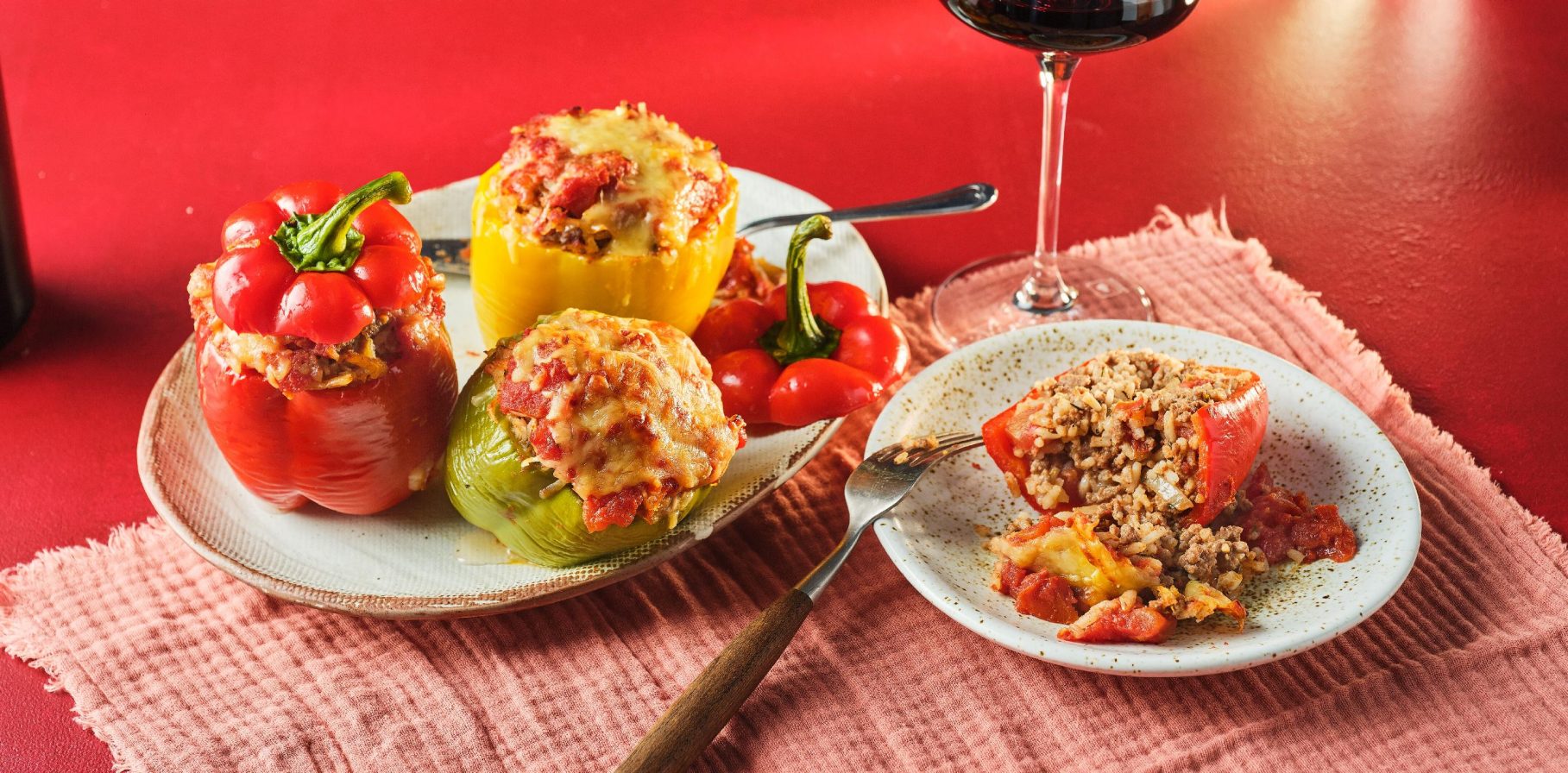 Gevulde paprika’s uit de oven ALDI.nl