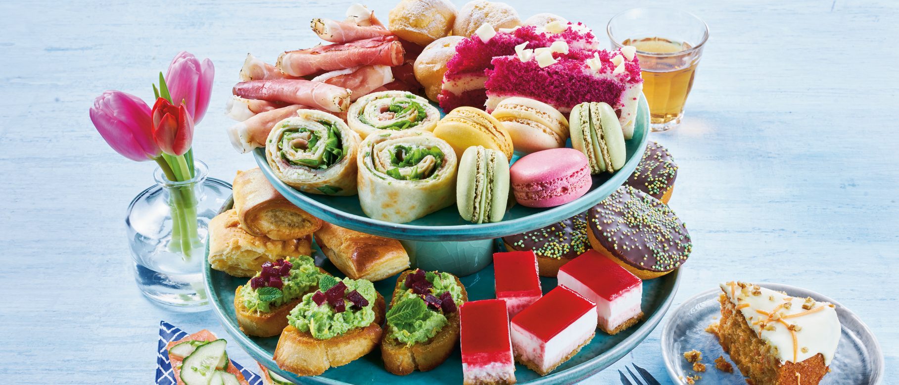 Wraps met roomkaas, ham en sla recept van ALDI