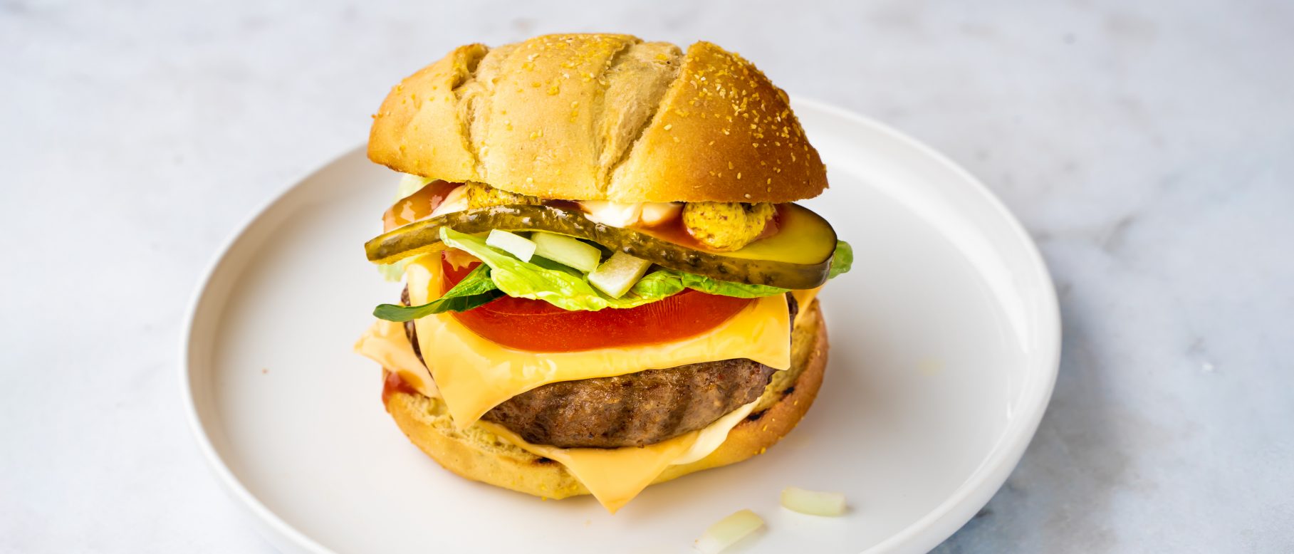 Zelfgemaakte Quarter Pounder van de bbq recept ALDI